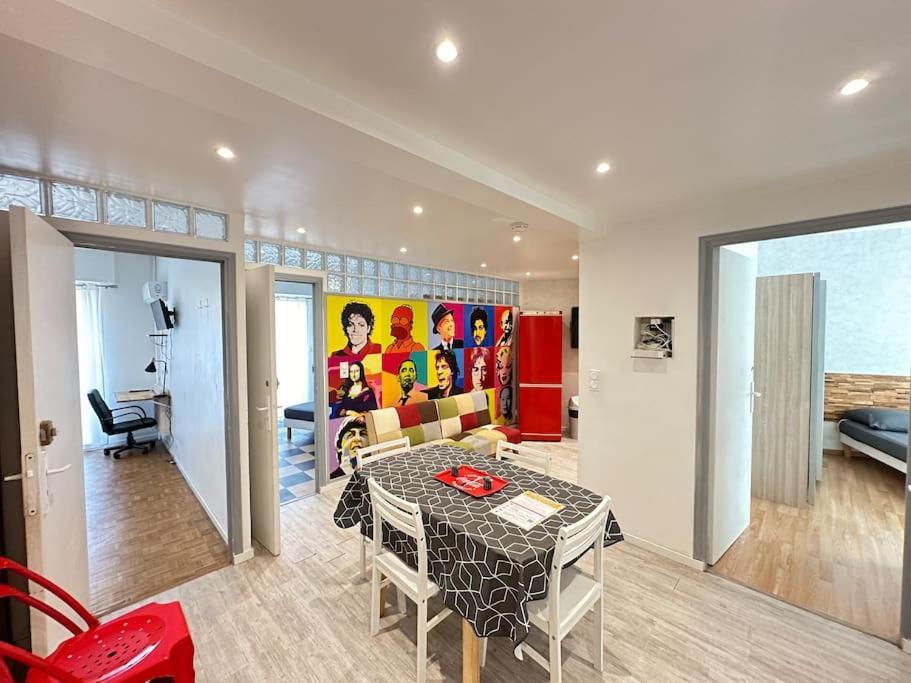 Appartement Avec 4 Chambres Doubles - Proche De La Mer, Des Transports Et De La Promenade Des Anglais Nice Extérieur photo