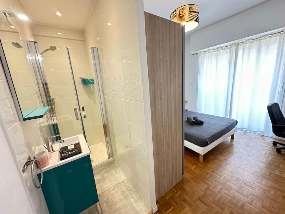 Appartement Avec 4 Chambres Doubles - Proche De La Mer, Des Transports Et De La Promenade Des Anglais Nice Extérieur photo