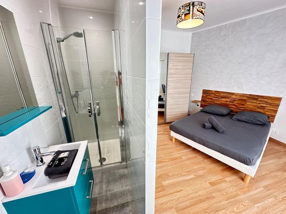Appartement Avec 4 Chambres Doubles - Proche De La Mer, Des Transports Et De La Promenade Des Anglais Nice Extérieur photo