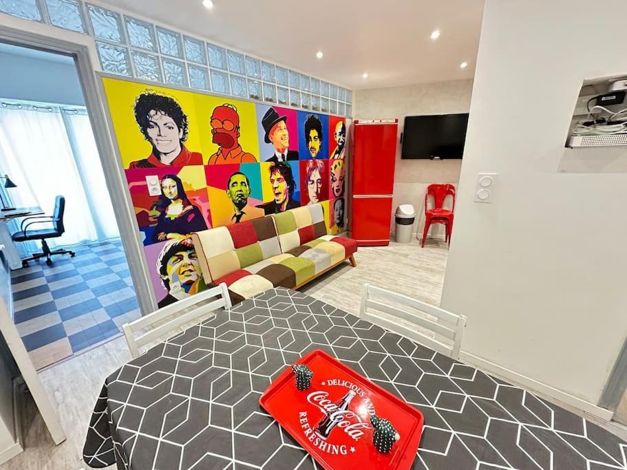 Appartement Avec 4 Chambres Doubles - Proche De La Mer, Des Transports Et De La Promenade Des Anglais Nice Extérieur photo
